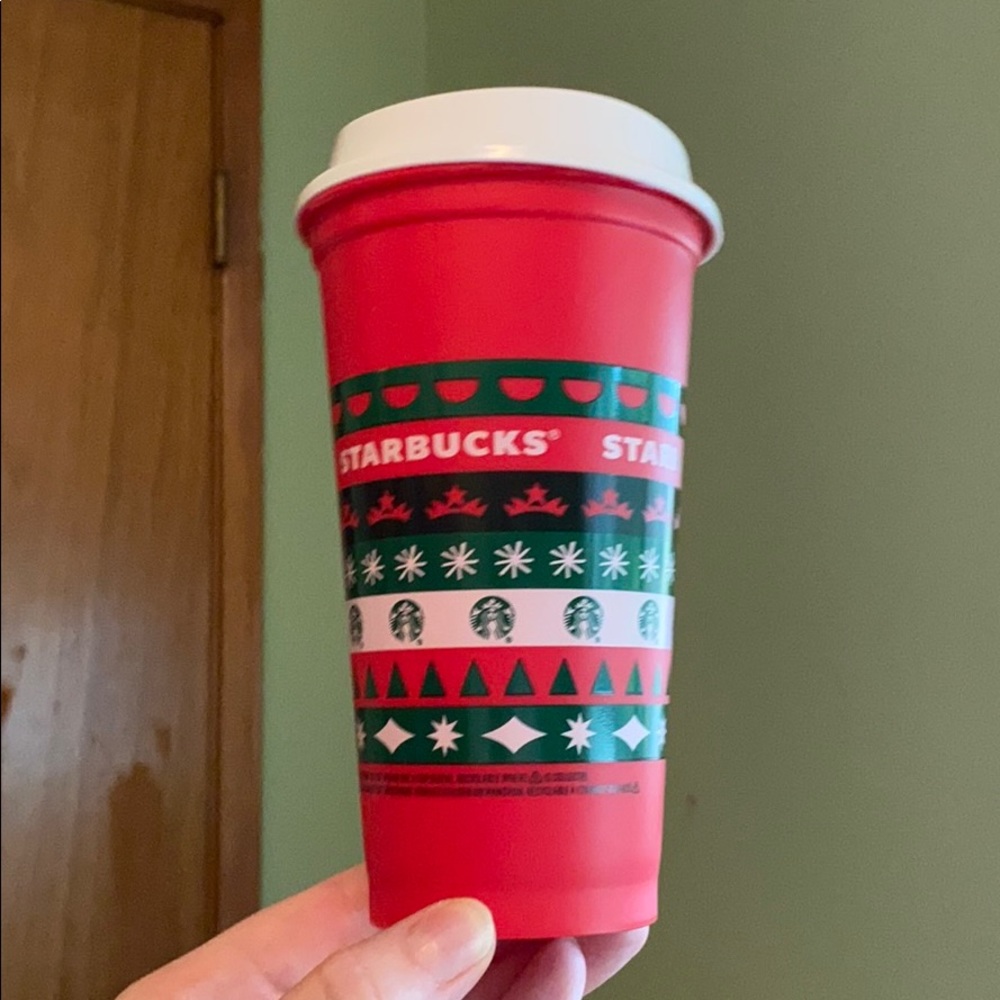 Starbucks 2020 Christmas reusable hot cup